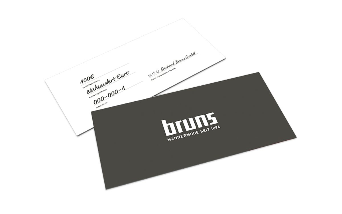 Bruns Männermode Mann Mode Gutschein